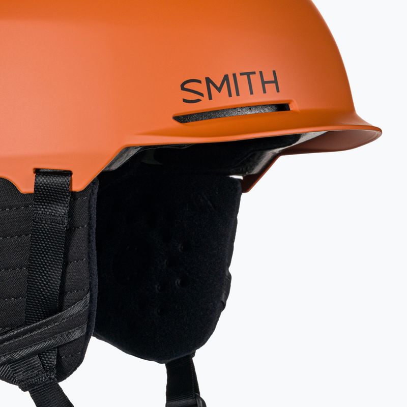 Smith Scout matte carnelian ski helmet 6