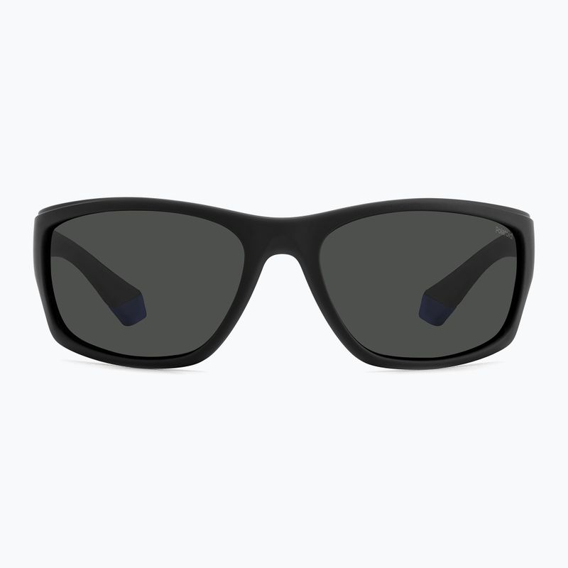 Polaroid PLD 2135/S matte black blue/grey polarised men's sunglasses 3