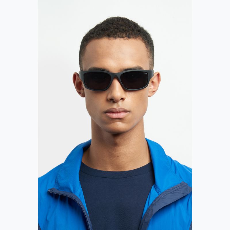 Polaroid PLD 2135/S matte black blue/grey polarised men's sunglasses 7