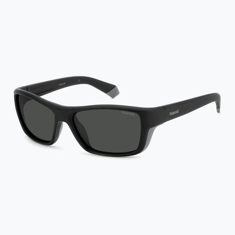 Polaroid PLD 7046/S black grey/grey polarised men's sunglasses 2