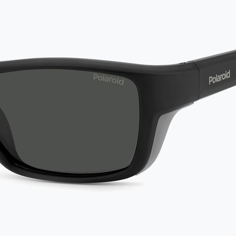 Polaroid PLD 7046/S black grey/grey polarised men's sunglasses 5