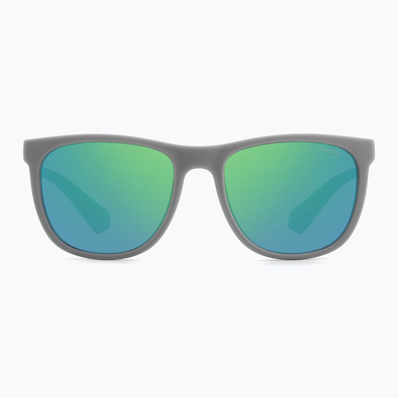 Polaroid PLD 8049/S grey green/greygreen mirror polarised children's sunglasses 3