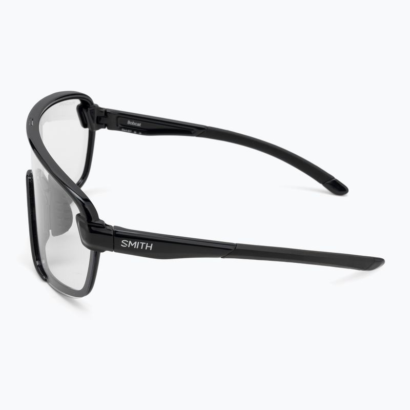 Smith Bobcat matte black/chromapop photochromic clear to grey sunglasses 5