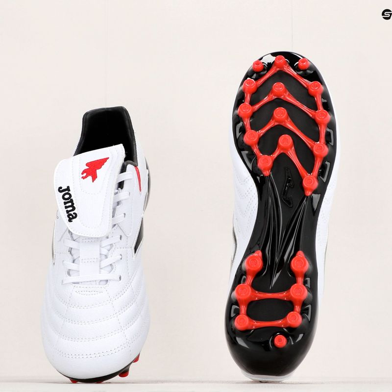 Men's Joma Aguila Cup AG white/red football boots 13