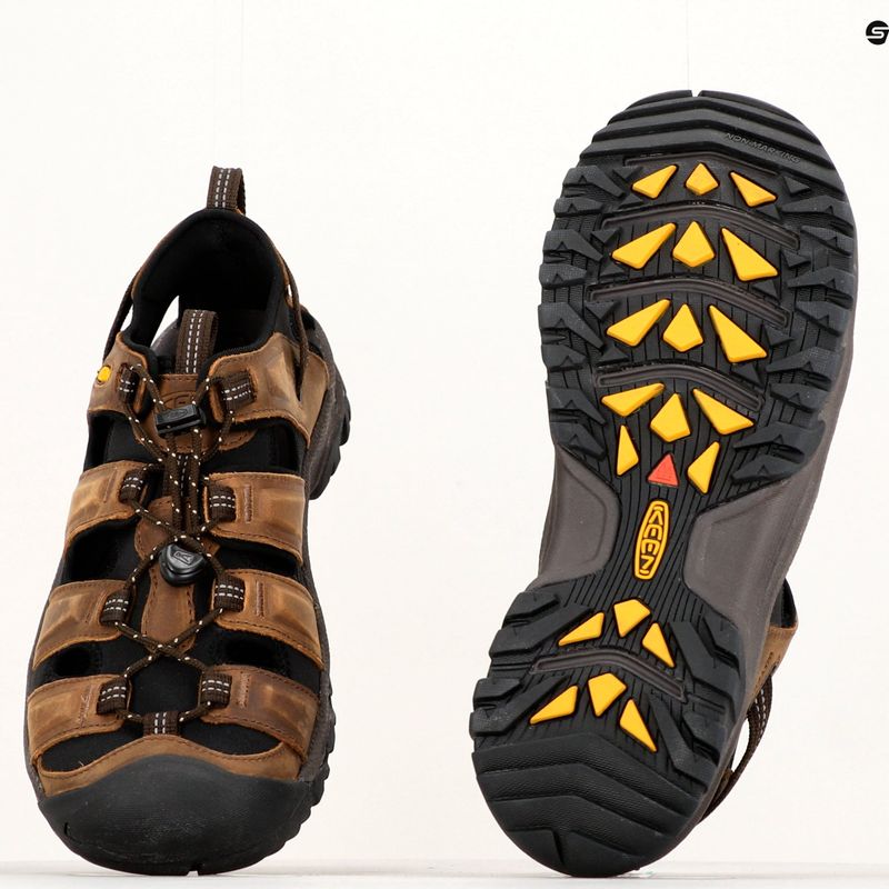 Keen Targhee III men's trekking sandals brown 1022427 12
