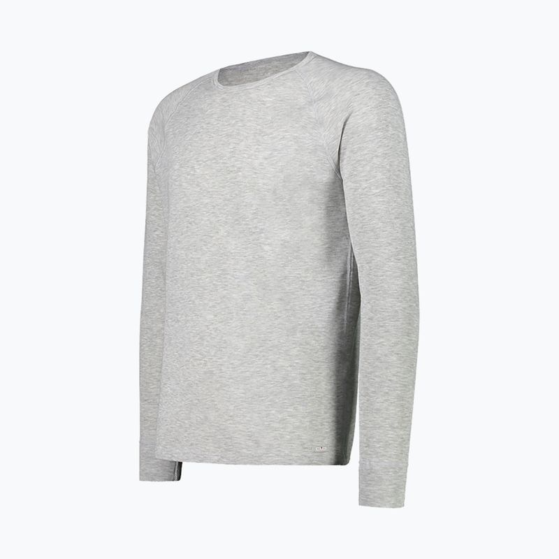 Men's thermal active sweatshirt CMP 3Y06256 grigio melange 5