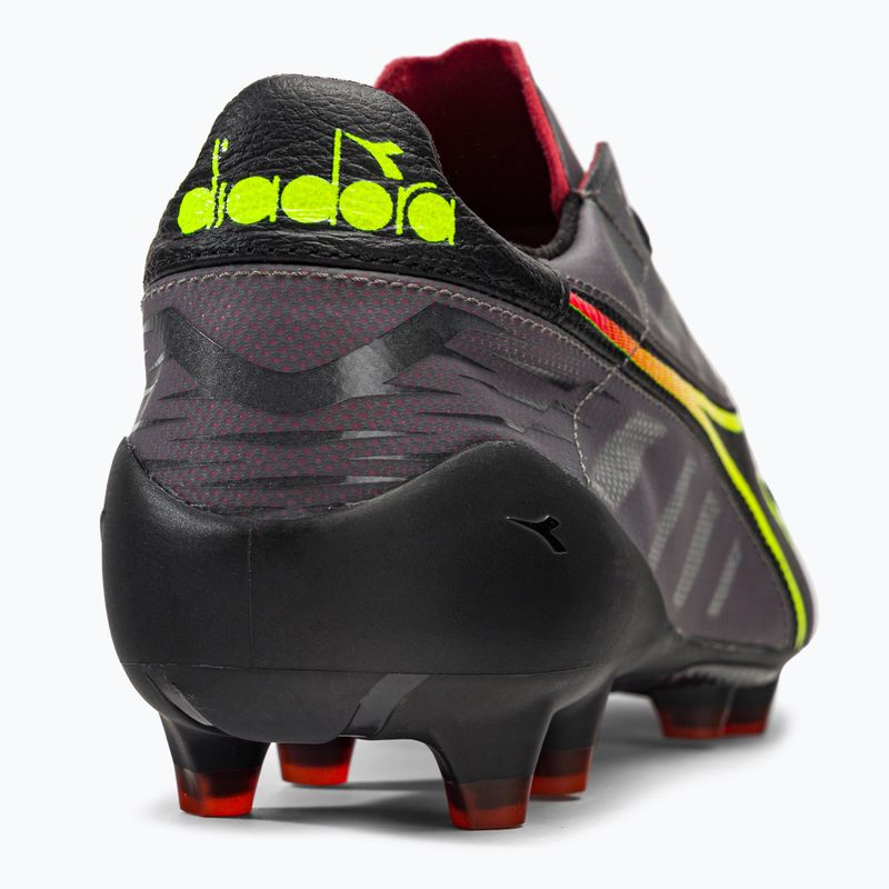 Men's Diadora Brasil Elite Veloce ITA LPX football boots black and maroon DD-101.178785-D0136-43 9