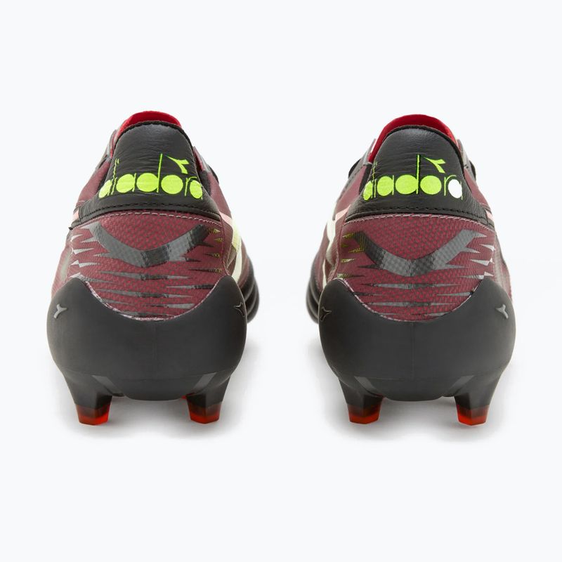 Men's Diadora Brasil Elite Veloce ITA LPX football boots black and maroon DD-101.178785-D0136-43 11