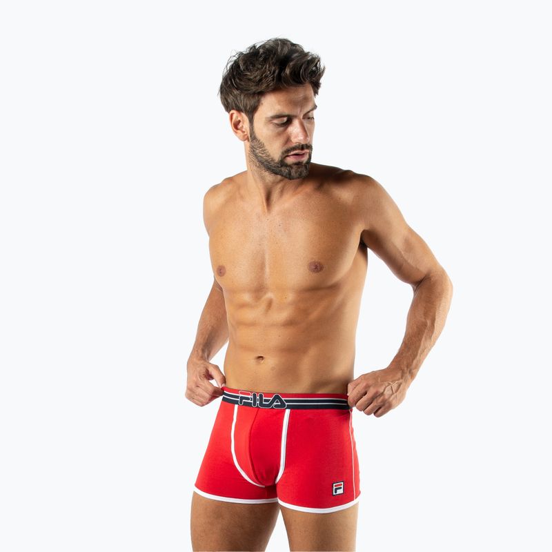 Men's boxer shorts FILA FU5077 red 4