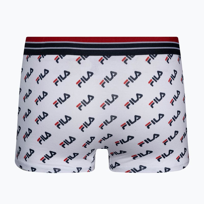 Men's boxer shorts FILA FU5079 white 2