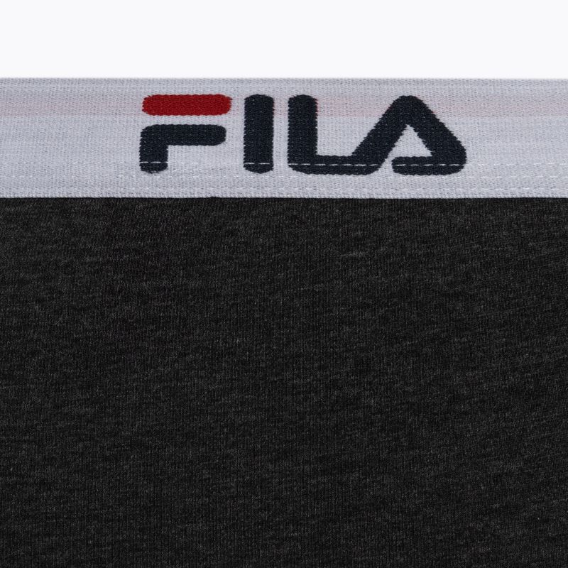 Men's boxer shorts FILA FU5016/2 anthracite melange 4