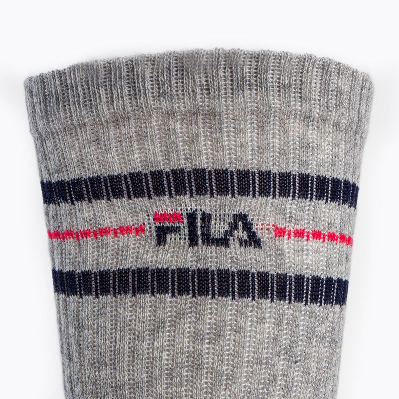 Tennis socks FILA F9092 grey 4