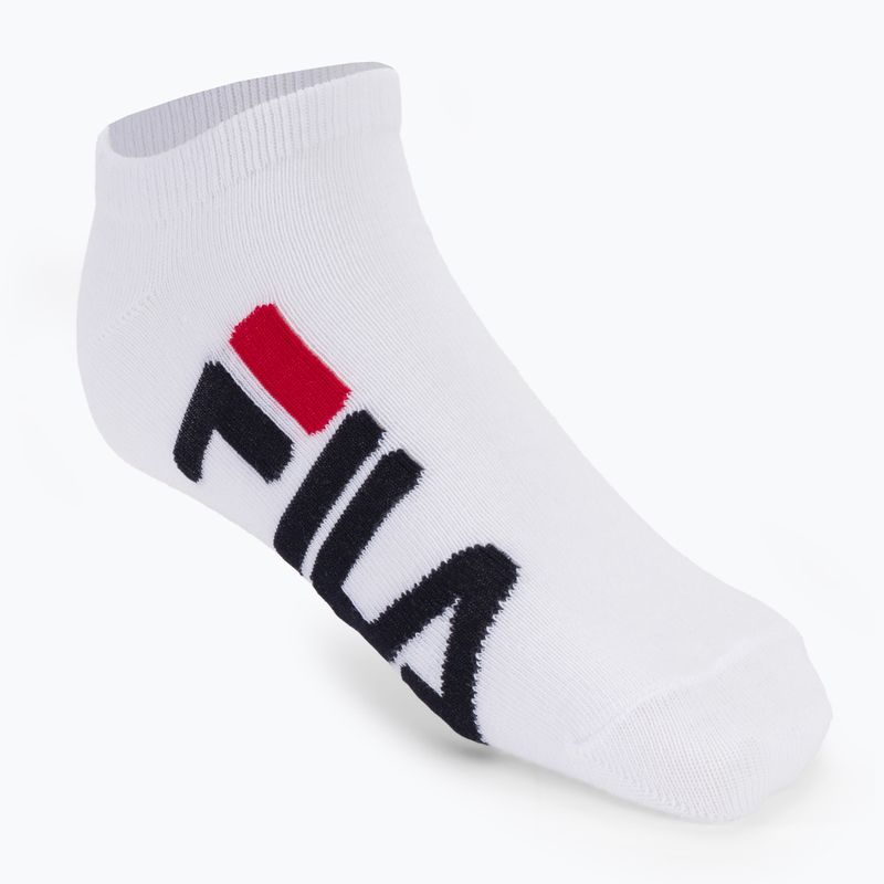 Fila Unisex Invisible 2 Pack socks white 2