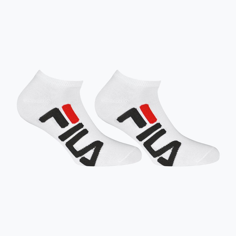 Fila Unisex Invisible 2 Pack socks white 5