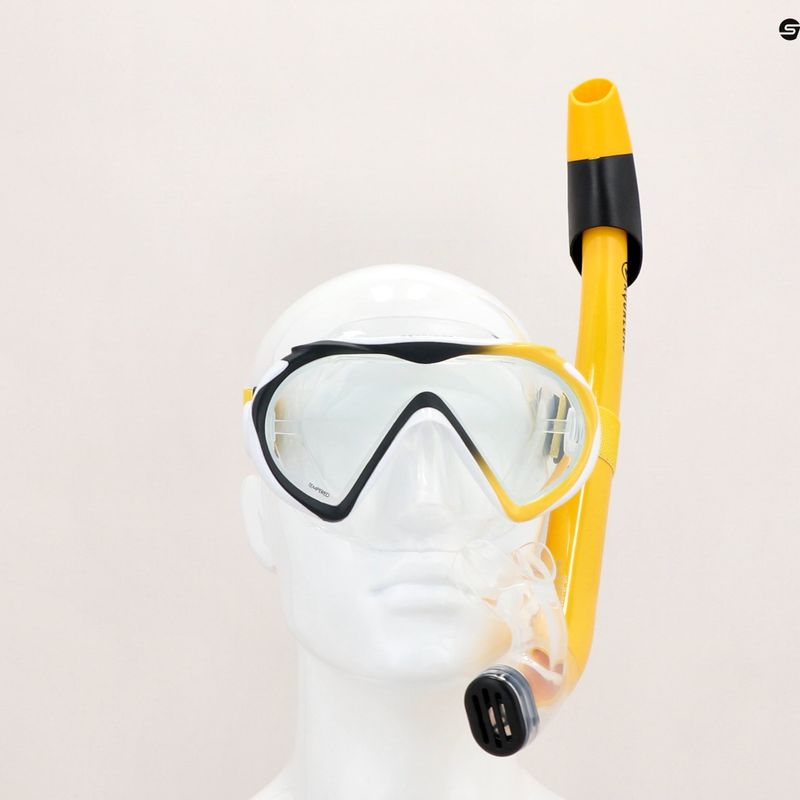 Aqualung Compass Snorkelling Set black/yellow SR4110107S 16