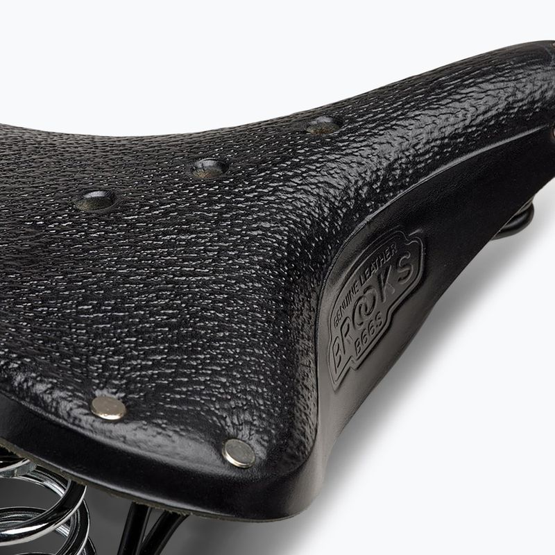 Brooks England B66 Short black bicycle saddle 6