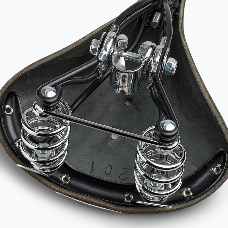 Brooks England B66 Short black bicycle saddle 7