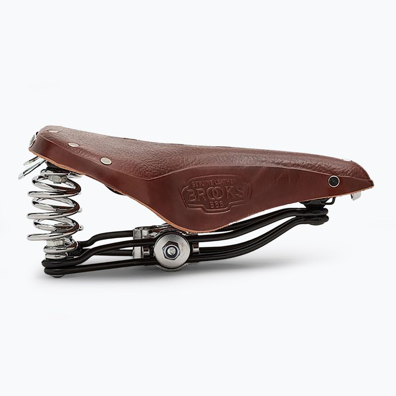 Brooks England B66 brown bicycle saddle 4