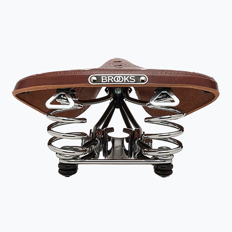 Brooks England B66 Short brown bicycle saddle 5
