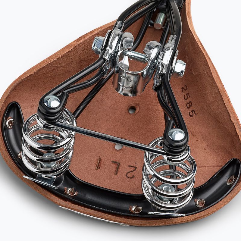 Brooks England B66 Short brown bicycle saddle 7