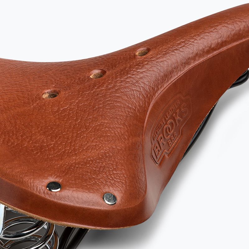 Brooks England B66 honey bicycle saddle 6