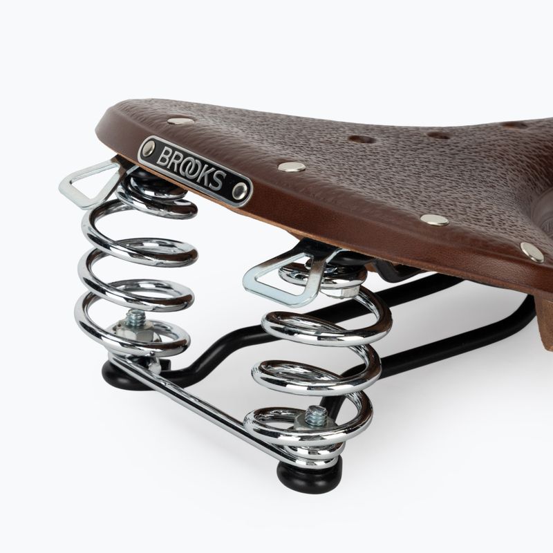 Brooks England B67 Short brown bicycle saddle 5