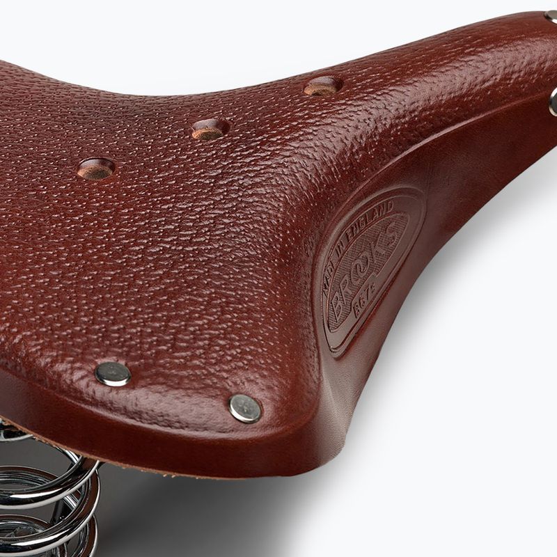 Brooks England B67 Short brown bicycle saddle 6
