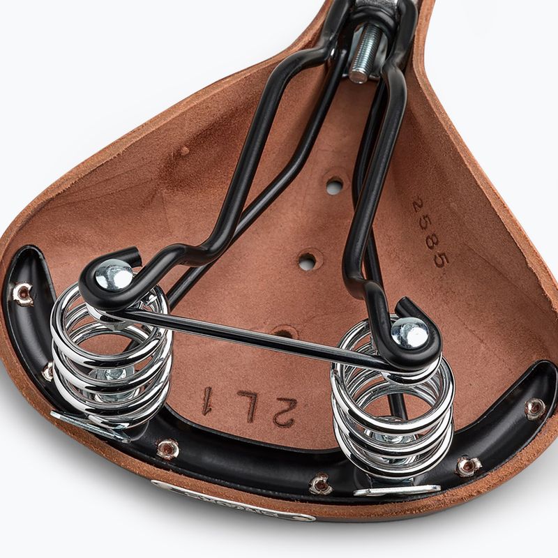Brooks England B67 Short brown bicycle saddle 7