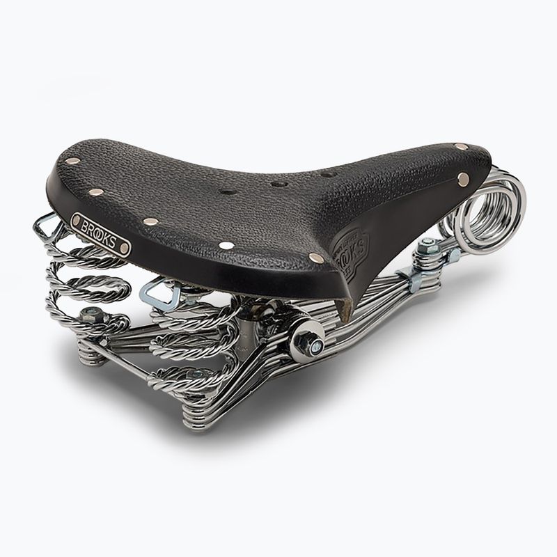 Brooks England B33 black bicycle saddle 3