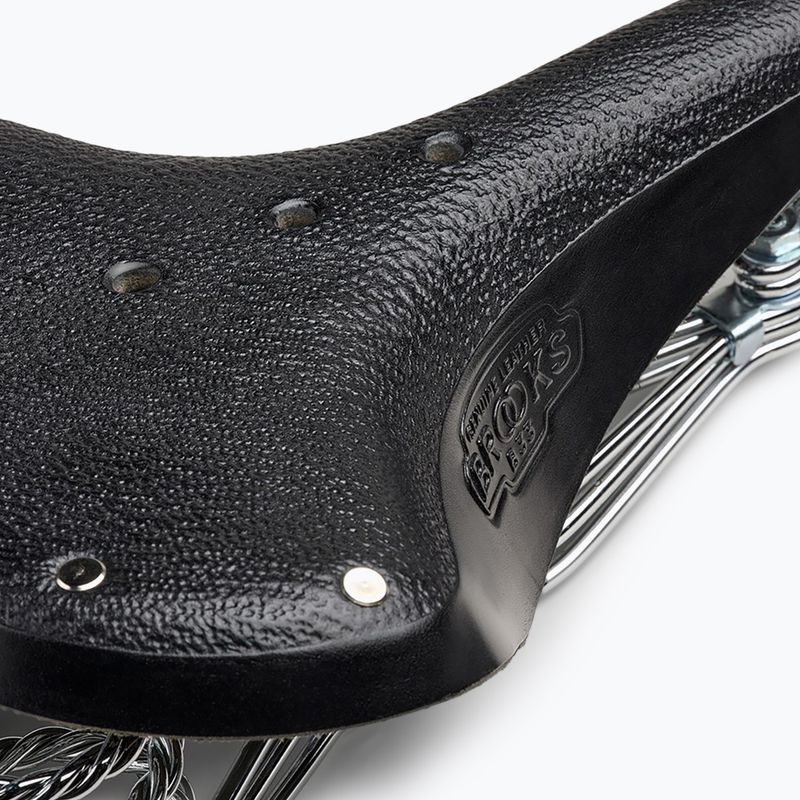 Brooks England B33 black bicycle saddle 6