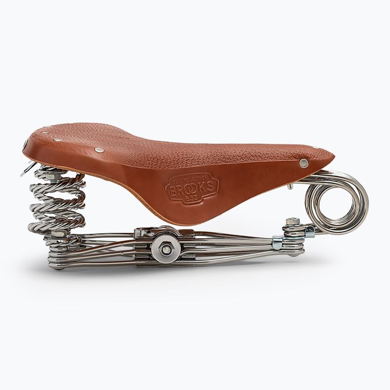 Brooks England B33 honey bicycle saddle 4