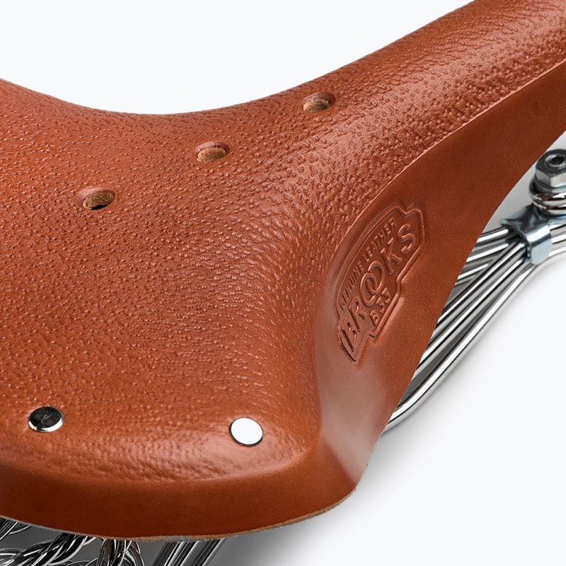 Brooks England B33 honey bicycle saddle 6