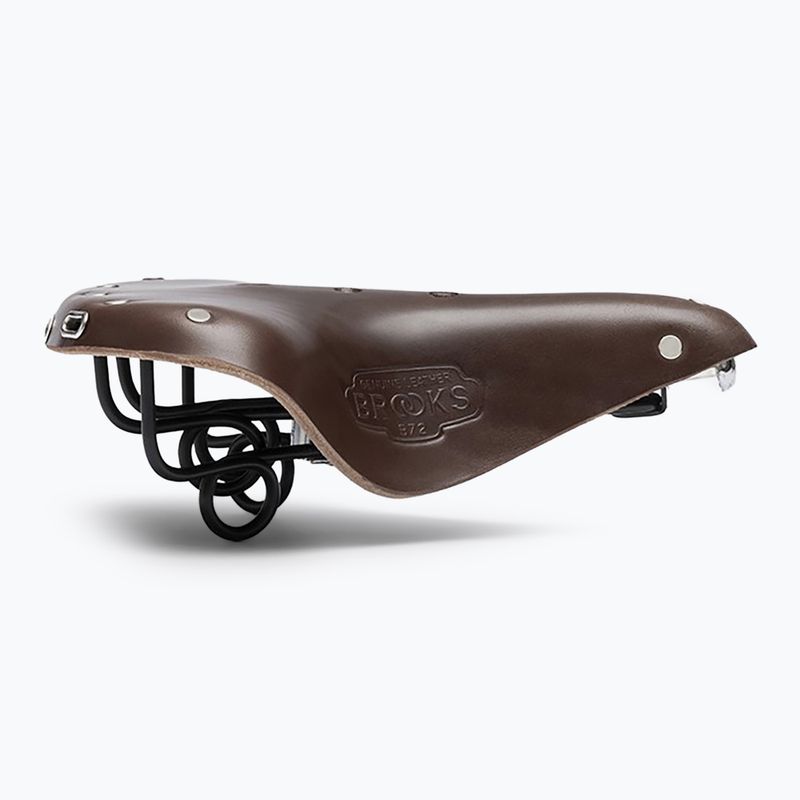 Brooks England B72 brown bicycle saddle 4