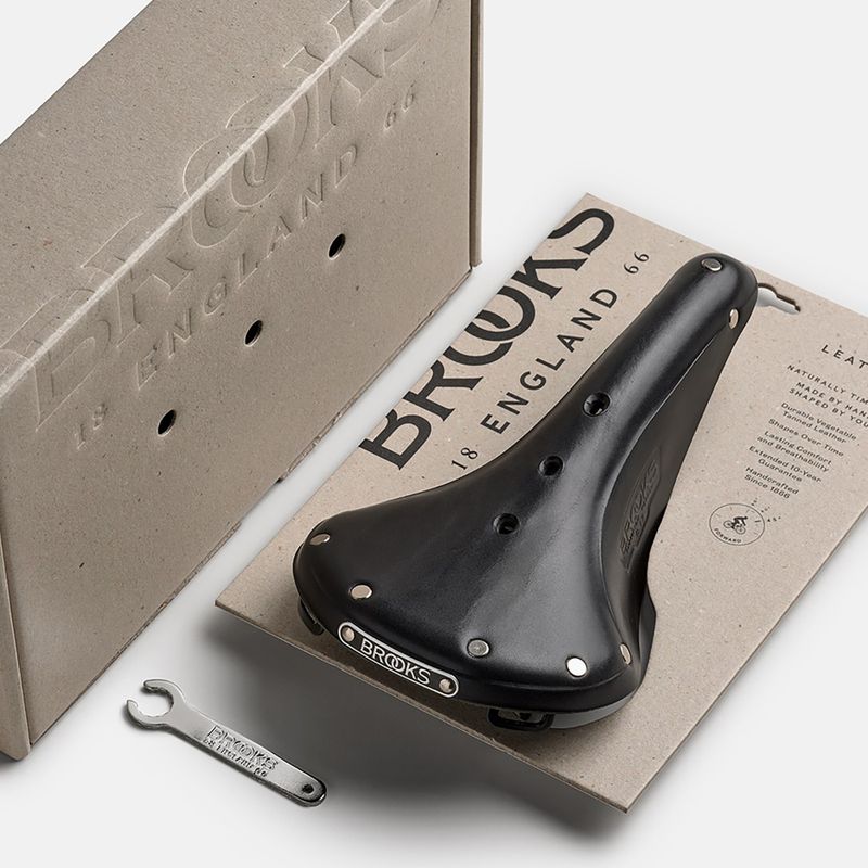 Brooks England B17 Narrow black bicycle saddle 8