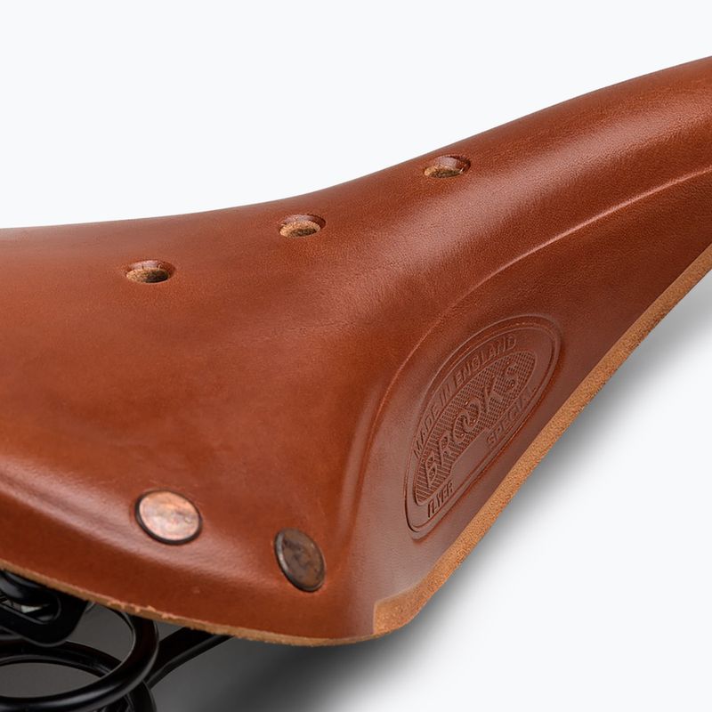 Brooks England Flyer Special honey bicycle saddle 6