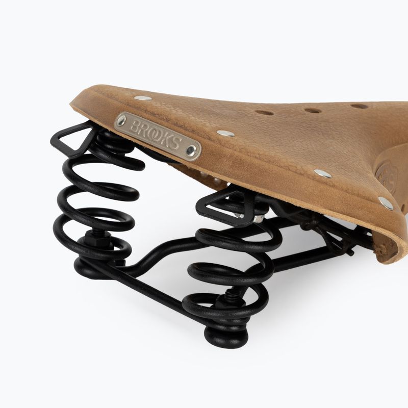 Brooks England B67 Softened dark tan bicycle saddle 5