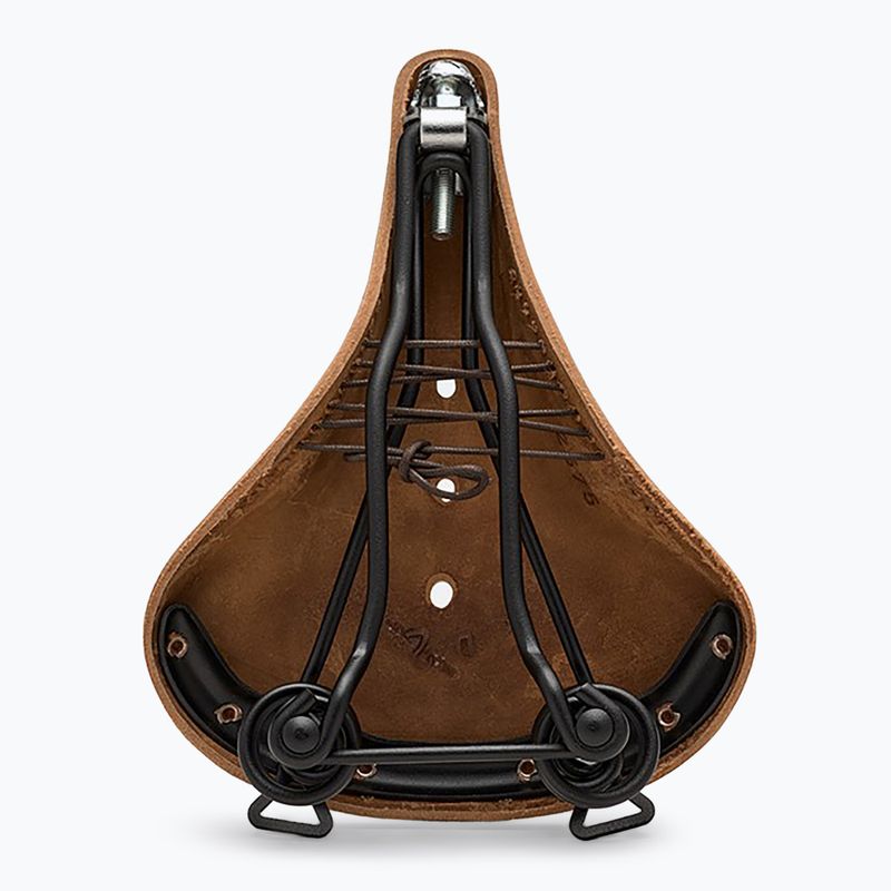 Brooks England B67 Softened dark tan bicycle saddle 2