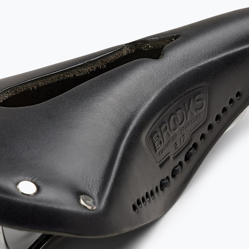 Brooks England B17 Carved black bicycle saddle 6