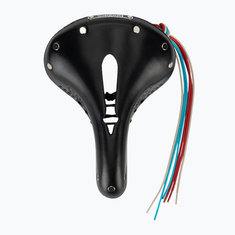 Brooks England B17 Carved Short bike saddle black 3