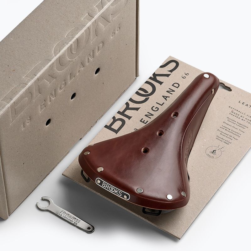 Brooks England B17 brown bicycle saddle 8