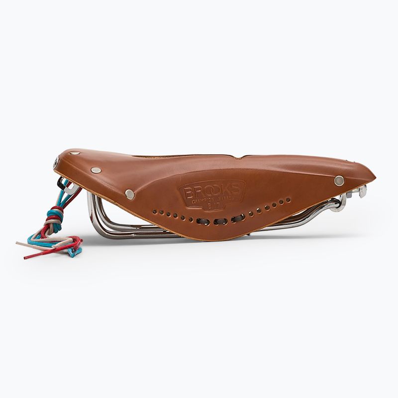 Brooks England B17 Narrow Carved honey bicycle saddle 4