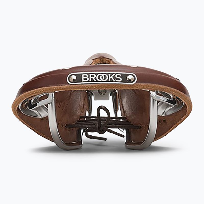 Brooks England B17 Narrow Carved brown bicycle saddle 5