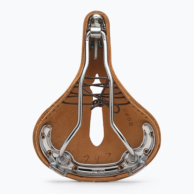 Brooks England B17 Carved Short honey bike saddle 2
