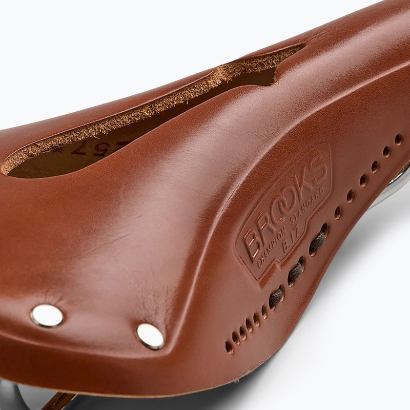 Brooks England B17 Carved honey bike saddle 6