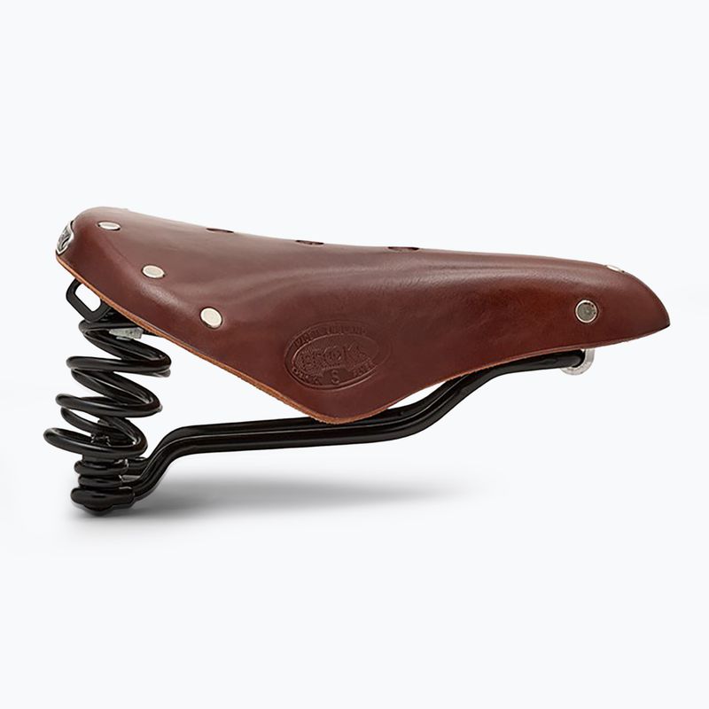 Brooks England Flyer Short brown bicycle saddle 4