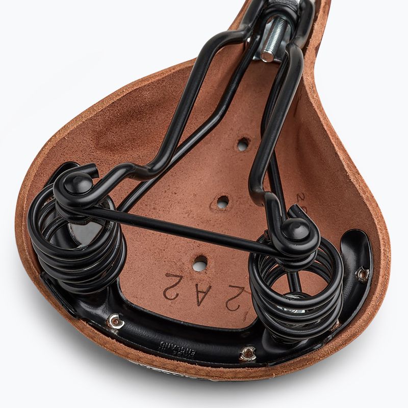 Brooks England Flyer Short brown bicycle saddle 7