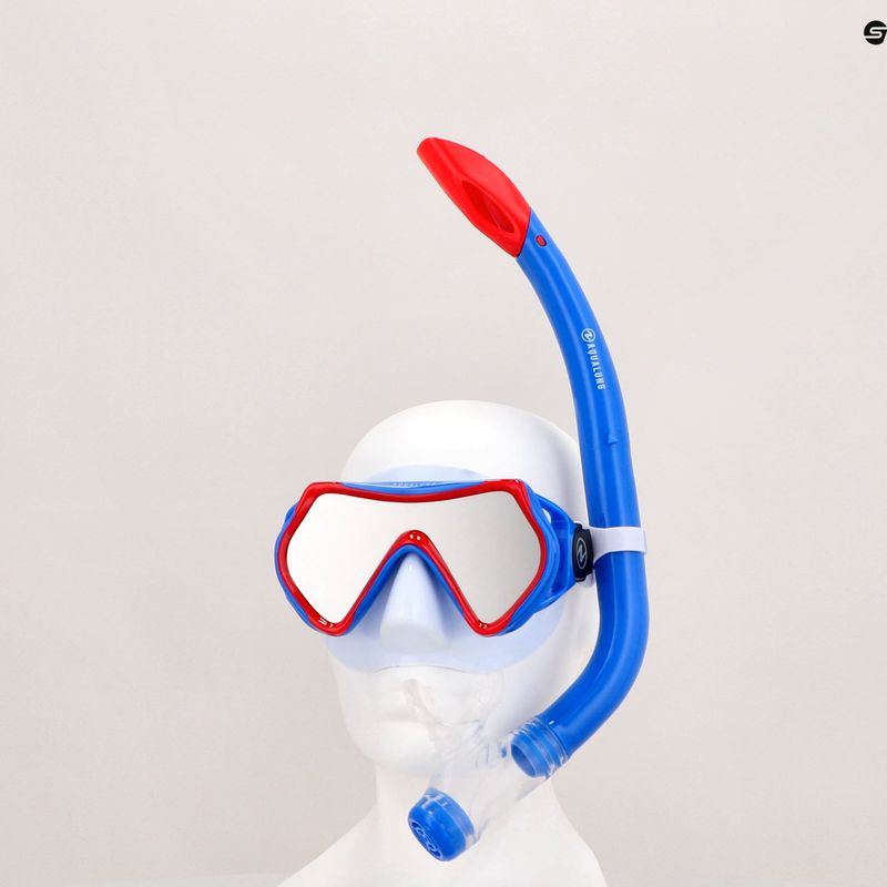 Aqualung Hero children's snorkel kit white and blue SV1160940 16