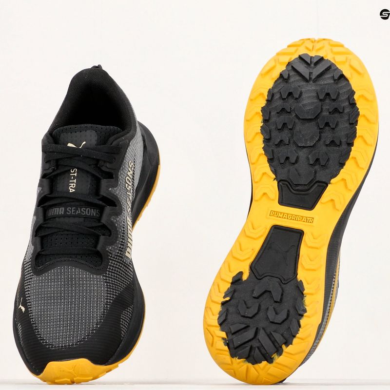 PUMA Fast-Trac Nitro men's running shoes puma black/granola/fresh pear 22