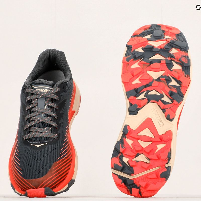 Women's running shoes HOKA Torrent 2 castlerock/camellia 11