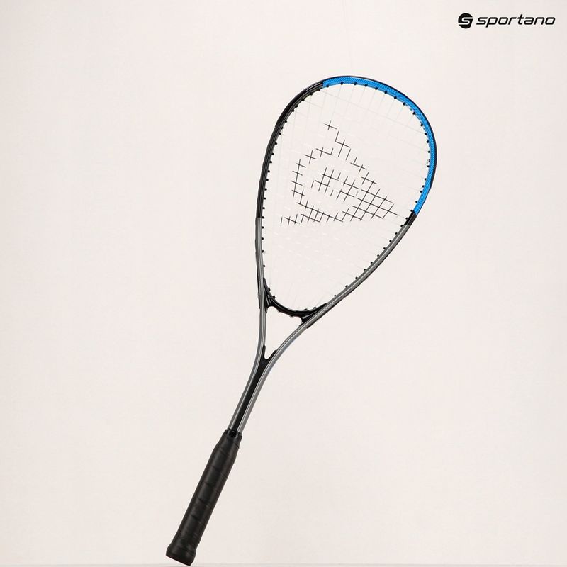 Dunlop Sonic Core Lite Ti squash racket black and blue 10